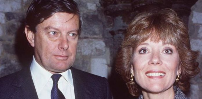 Diana Rigg and her ex-husband, Archie Stirling