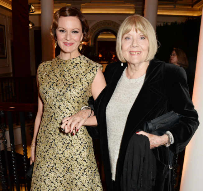 Diana Rigg with her daughter, Rachael Stirling