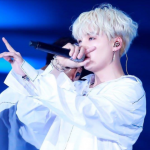 Suga Singing in the Stage