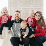 Cecilia Kissel with her husband, Brett Kissel and their kids
