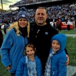 Phil Longo with his wife, Tanya and their daughters