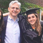 Merrick Garland with his wife, and their kids