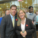 Mayor Marty Walsh and Lorrie Higgins