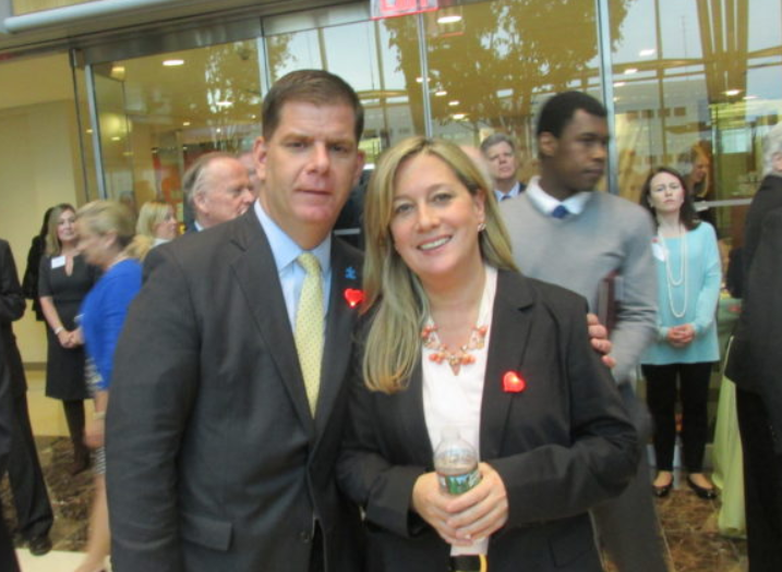 Mayor Marty Walsh and Lorrie Higgins