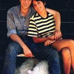 Joan Baez and her ex-husband, David Harris