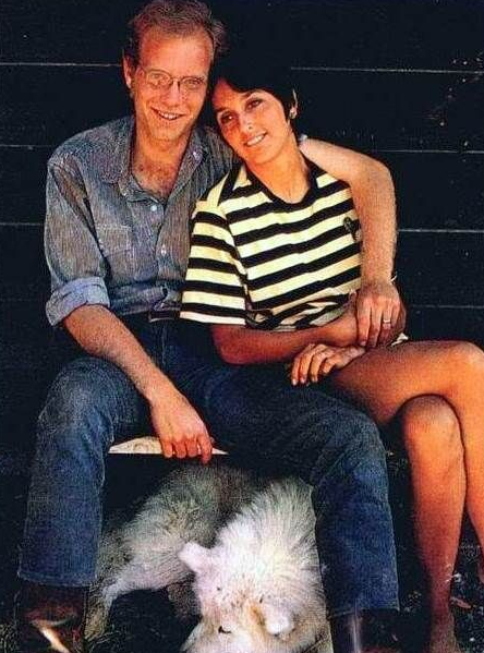 Joan Baez and her ex-husband, David Harris