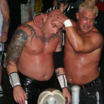 Wolfie D fighting against Brian Christopher