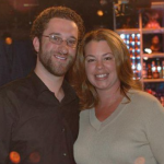 Dustin Diamond with his wife, Jennifer Misner