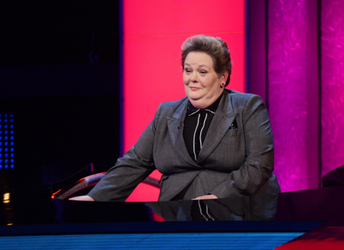 Anne Hegerty, a famous quizzer, TV presenter and television personality