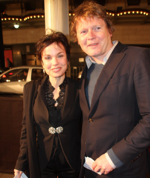 Sigrid Thornton and her husband, Tom Burstall