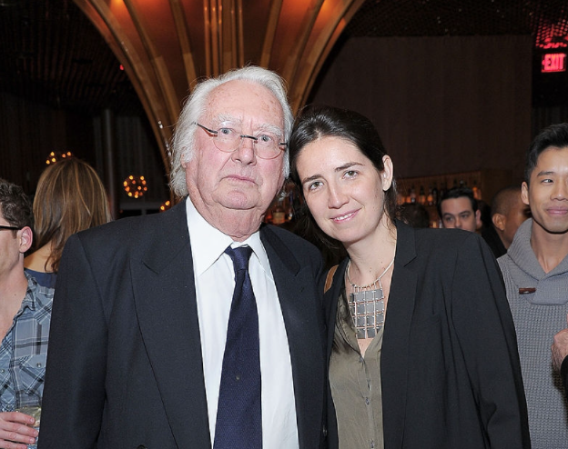 Richard Meier with his daughter, Ana