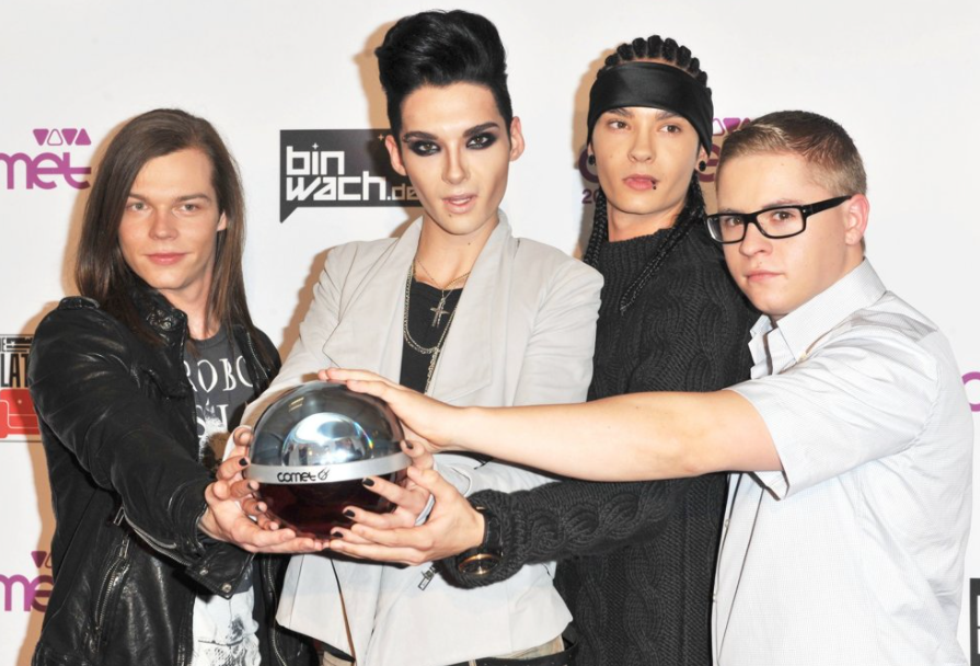 The Band, Tokio Hotel in the year 2010 (Georg Listing, Bill Kaulitz, Tom Kaulitz, Gustav Schäfer)