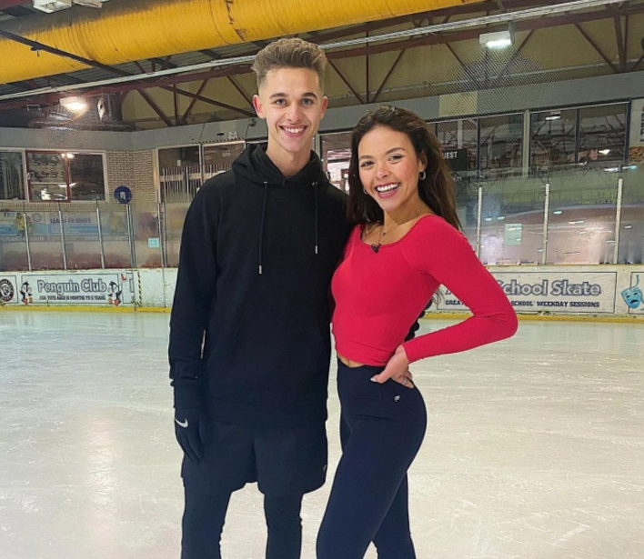 Joe-Warren Plant and Vanessa Bauer team up for Dancing On Ice 2021