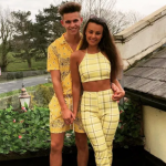 Joe-Warren Plant with his ex-girlfriend, Nicole Hadlow