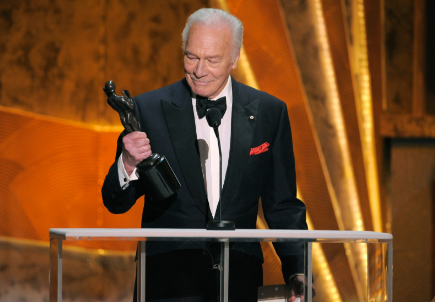 Christopher Plummer With Award