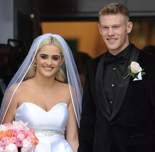 James McClean and his wife, Erin Connor