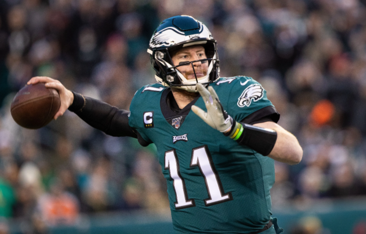 Carson Wentz, a famous footballer