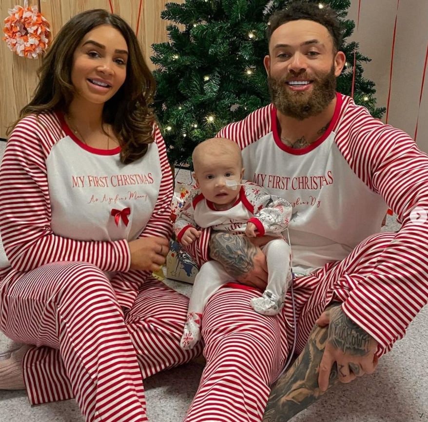 Ashley Cain and his wife, Safiyya Vorejee Celebrated Their First Christmas With Their Daughter