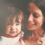 Soleil Moon Frye with her mother