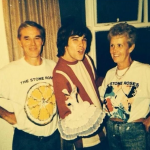 Ian Brown With His Mom and Dad