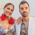 Mike Bahia with his girlfriend, Greeicy Rendon