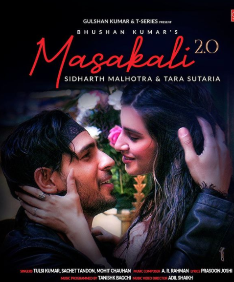 Tara Sutaria in Masakali 2.0 with Sidharth Malhotra