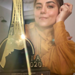 Ridhi Dogra With Her Award