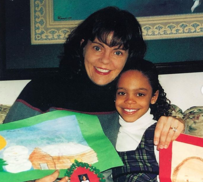 Michelle Young with her mom, LaVonne Young