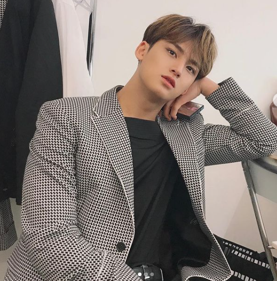 Kim Mingyu, one of the member of the Pledis Entertainment group 'Seventeen'