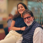 Navya Naveli Nanda and her grandfather, Amitabh Bachchan