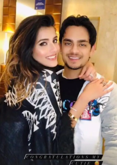 Aditi Hundia and her boyfriend, Ishan Kishan