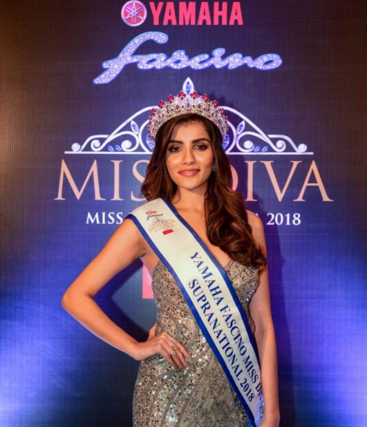 Yamaha Fascino Miss Diva Supranational 2018 Aditi Hundia
