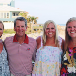 Brian Kemp with his daughters; Jarrett, Lucy, and Amy Porter