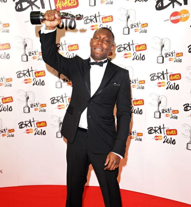 Dizzee Rascal With Award