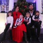 Pilar Rubio with her husband, Sergio Ramos and their four kids