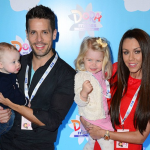 Michelle Heaton with her husband, Hugh Hanley and their kids
