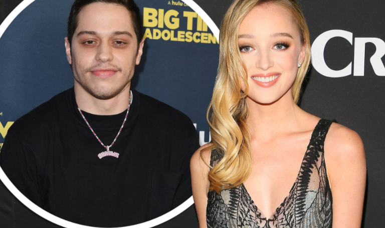 Phoebe Dynevor and Pete Davidson