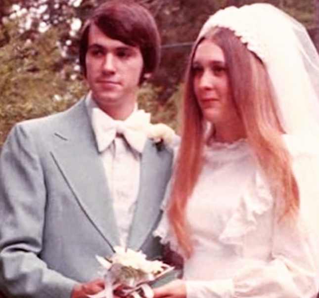 Wedding Picture of Janet and Mike Back To 41 Years Ago