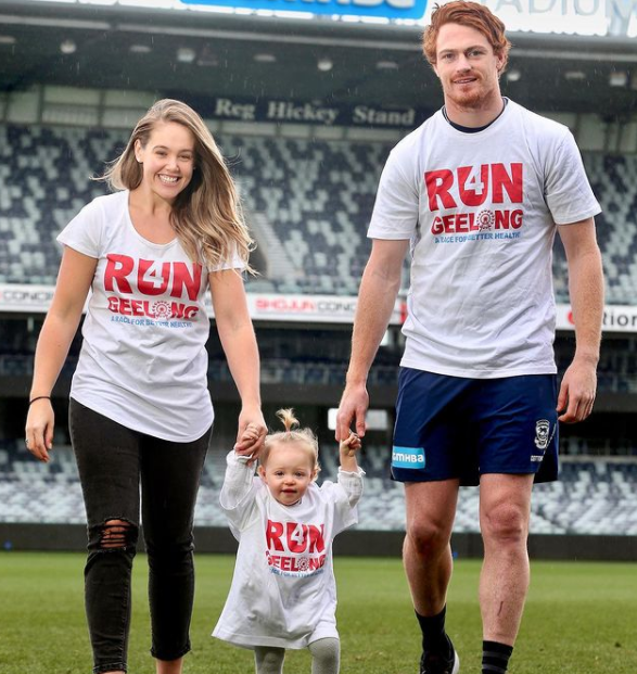 Gary Rohan with his wife, Amie Rohan and their daughter, Bella