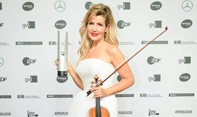 Award-winning violinist, Anne-Sophie Mutter