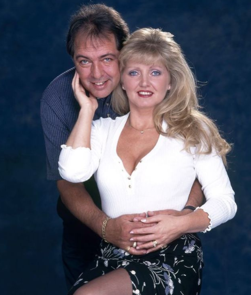 Linda Nolan with her husband, Brian Hudson (Death in 2007)