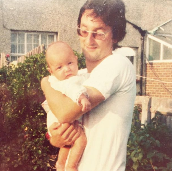 Ruth Dodsworth and her dad