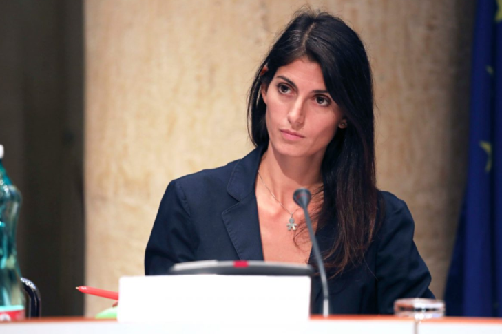 Virginia Raggi represents the anti-establishment Five Star Movement (M5S)