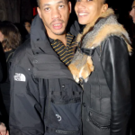 Joey Starr and his girlfriend, Leïla Dixmier
