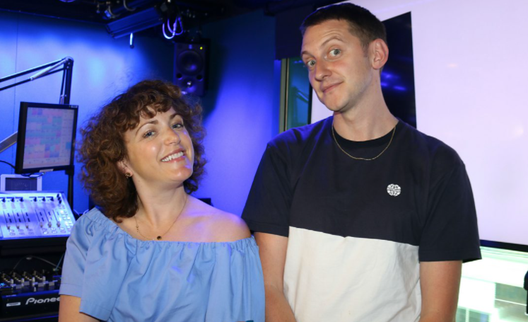 Annie Mac and her husband, Toddla T