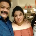 Krithi Shetty with her parents