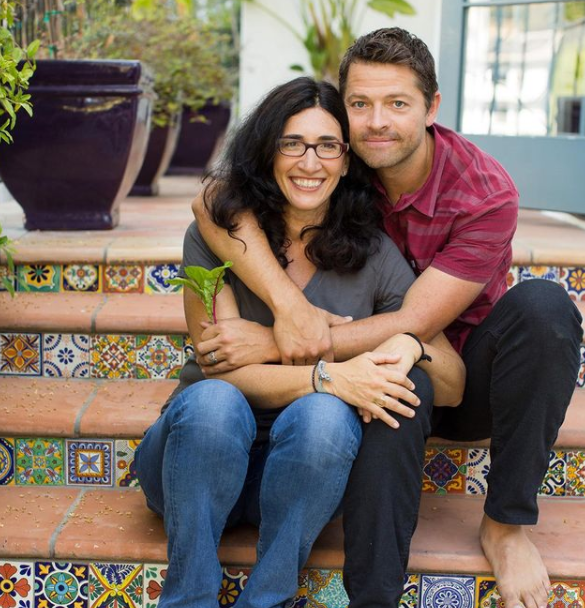 Misha Collins and his wife, Victoria Vantoch