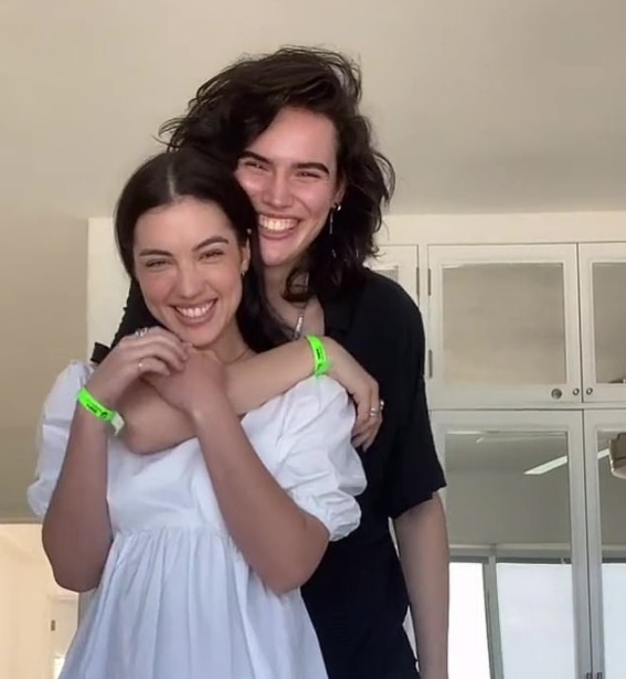 Marthe Woertman and her girlfriend, Adelaide Kane