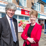 Paula Vennells and Tim Parker, chairman of the post office