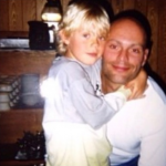 Daniel Sprong with his dad